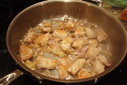 chicken and shallots
