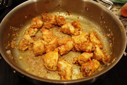 chicken and spices